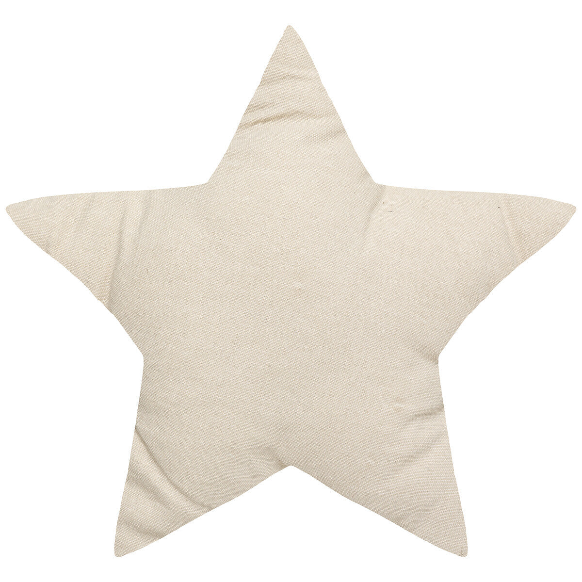 Kissen Stern beige