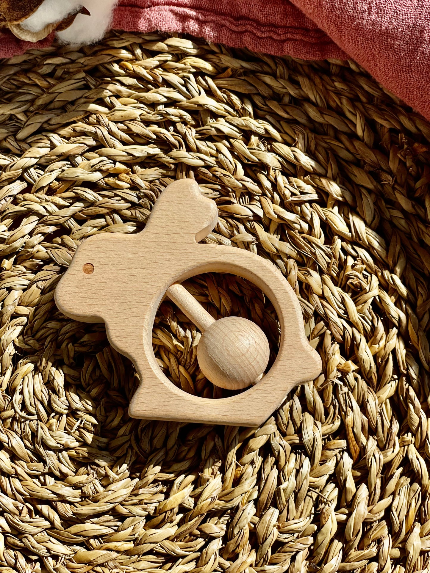 Rassel Kaninchen Holz Rammelaartje